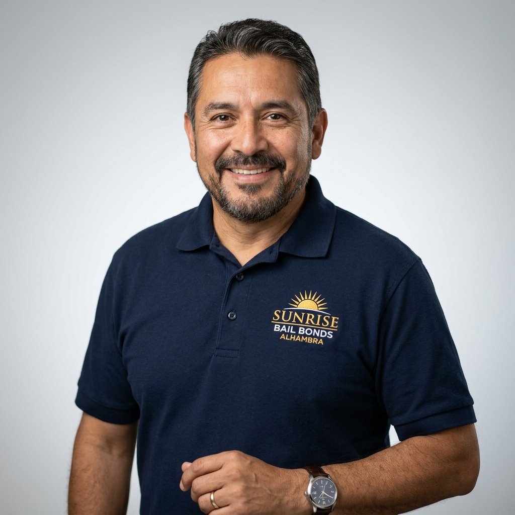 Male bail bond agent Alhambra