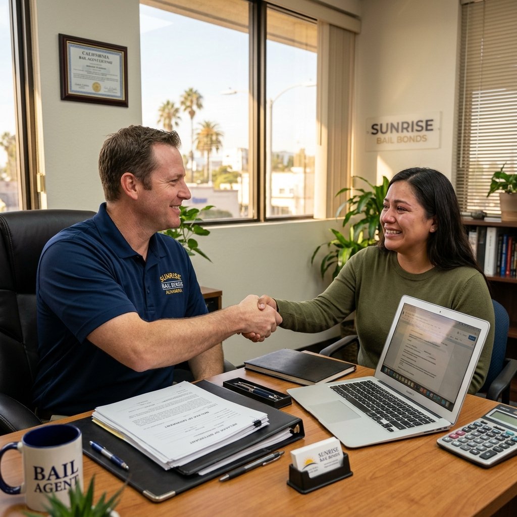 Sunrise Bail Bonds Alhambra client consultation